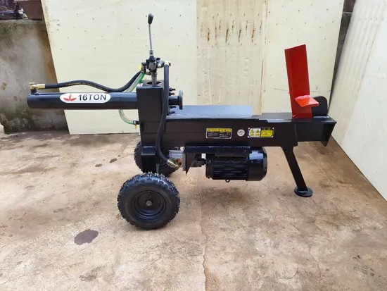Vollautomatischer, robuster Diesel-Holzspalter, tragbar, hydraulisch, 18 Tonnen
