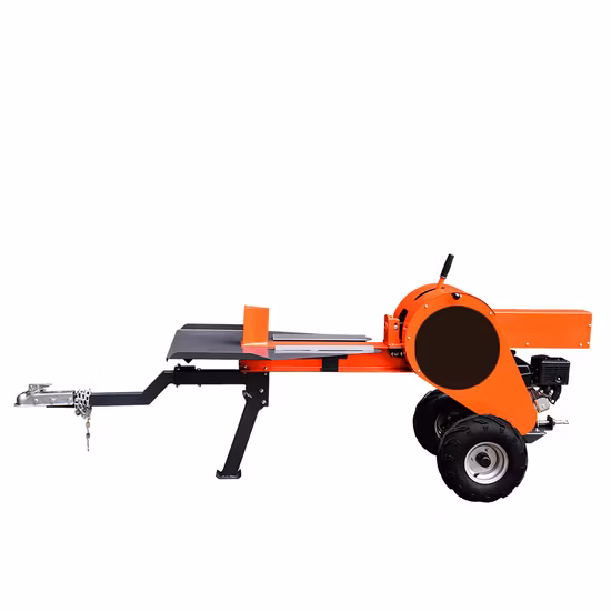 Langlebiger OEM/ODM CE 34t 7HP Holzspalter, hydraulische, schnell spaltende Holzsäge, Brennholzprozessor, Benzin, manueller Holzspalter