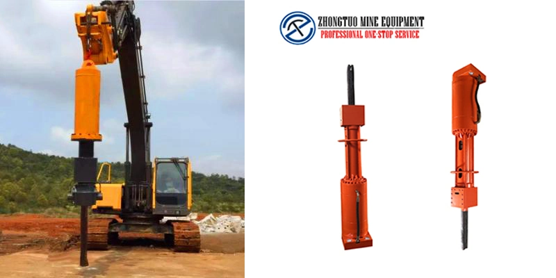 Excavator Mounted Hydraulic Rock Splitter